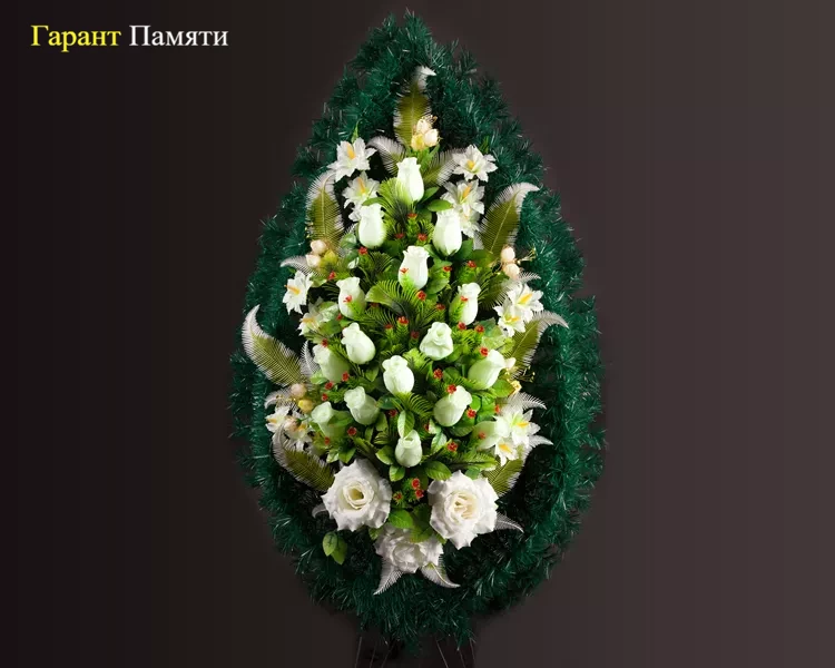 Венок Капля объемная , Елка 031